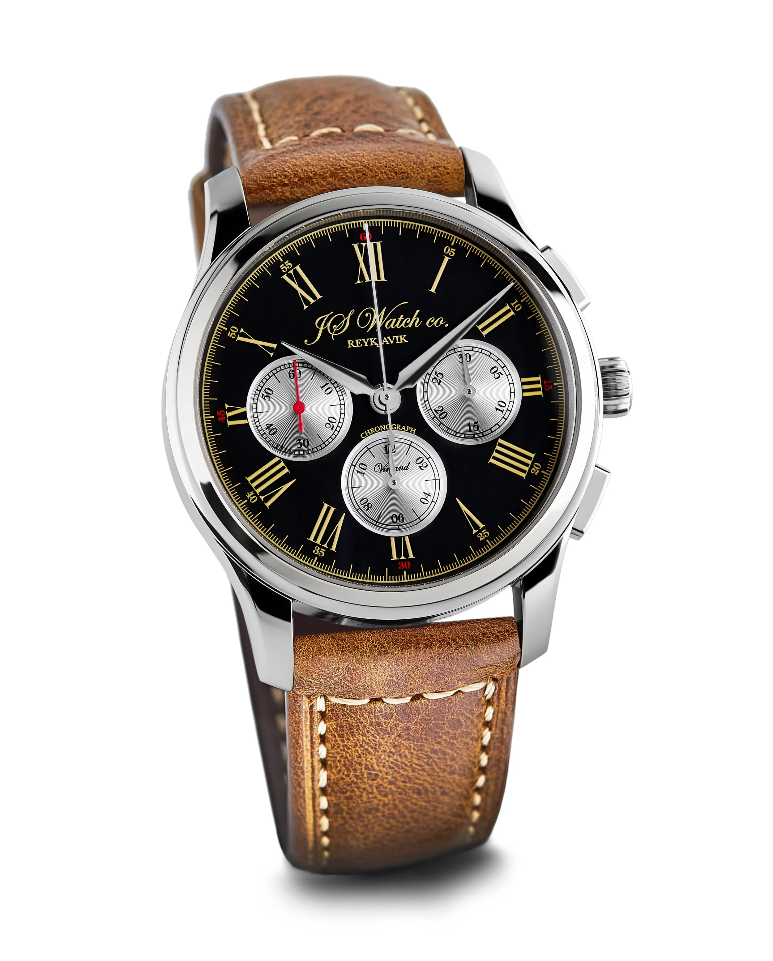 JS Watch Company Reykjavik — Vínland Chronograph Classic - Black